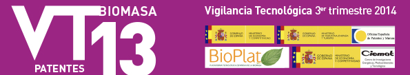 Boletín de Vigilancia Tecnológica del sector de la Biomasa Nº 13 (3er trimestre 2014)