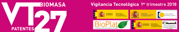 Boletín de Vigilancia Tecnológica del sector de la Biomasa Nº 27 (1º trimestre 2018)