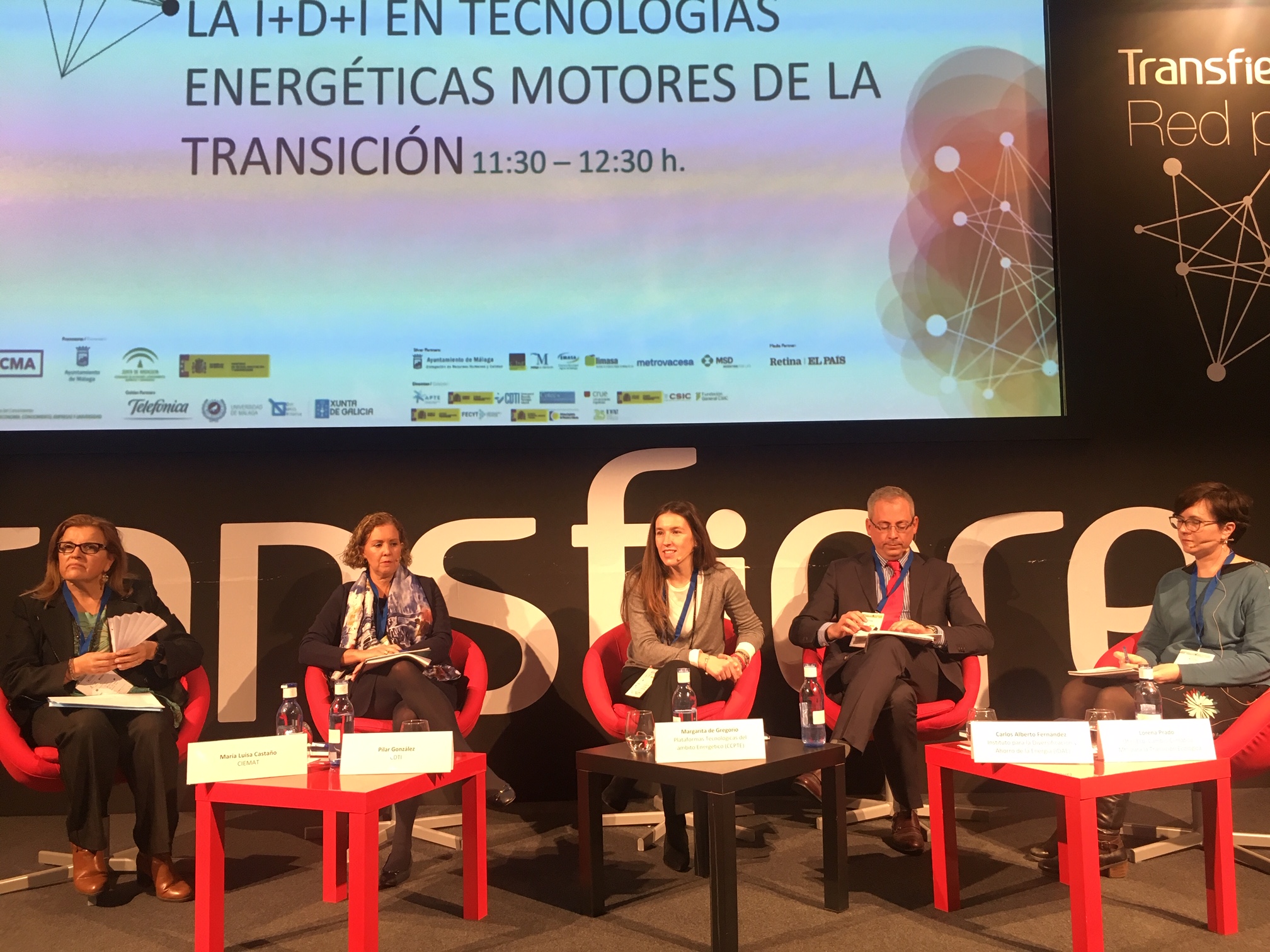 (Español) BIOPLAT y GEOPLAT participan en la Mesa Redona ‘La I+D+i en las tecnologías energéticas motores de la transición’ en TRANSFIERE 2019