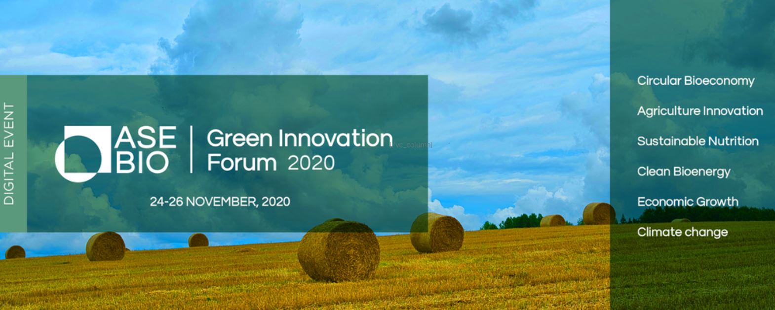 (Español) AseBio Green Innovation Forum 2020 (online, 24 al 26 nov 2020)