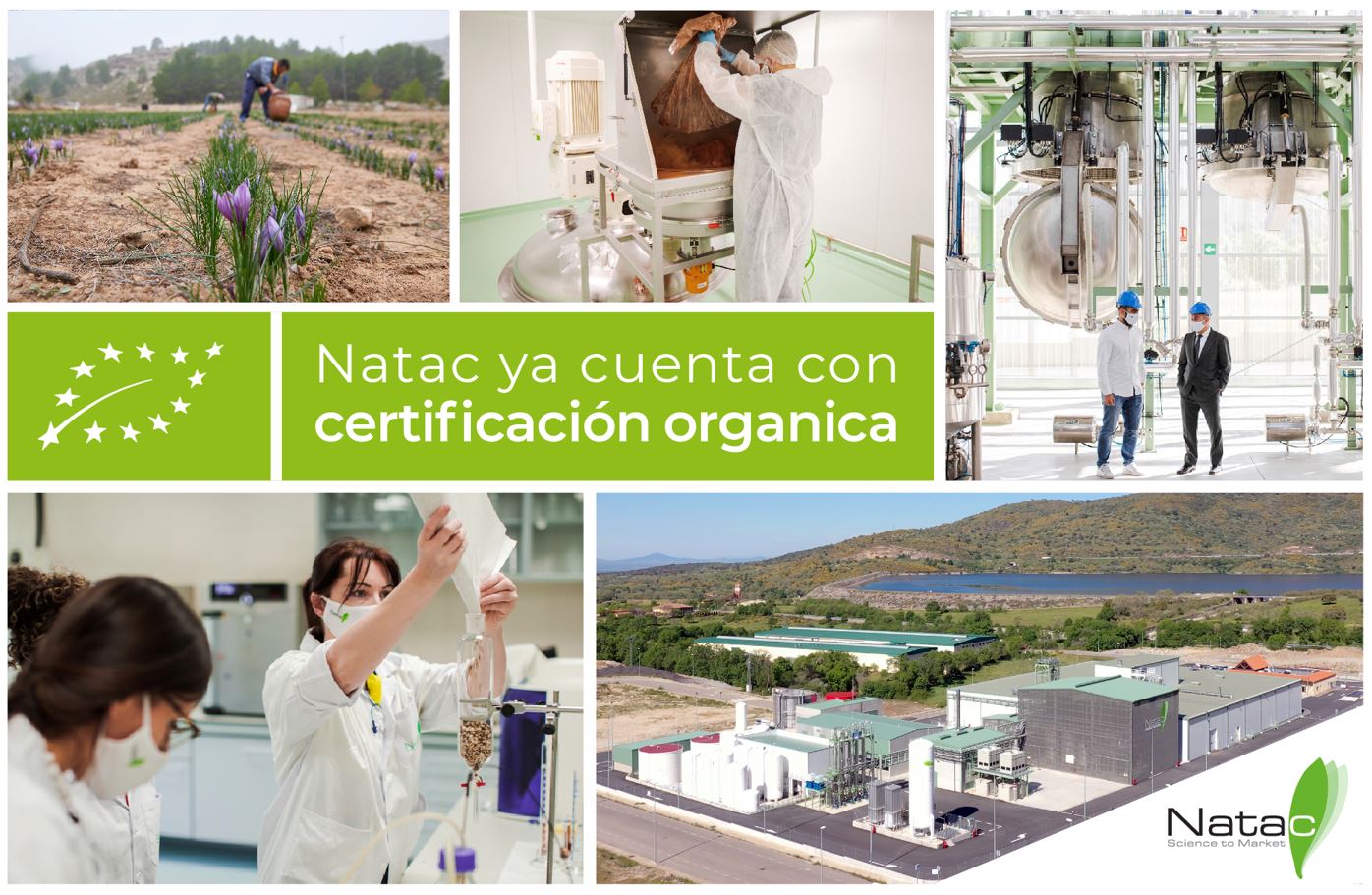 Natac, miembro promotor de BIOPLAT, ya cuenta con certificación orgánica