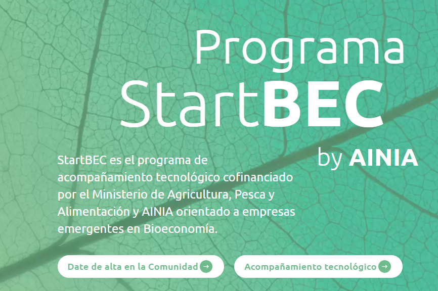 El Ministerio de Agricultura, Pesca y Alimentación launches the 2nd edition of ‘StartBEC’ for start-ups in the agri-food bio-economy