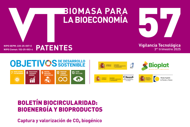 Ya disponible el Boletín de Vigilancia Tecnológica del sector de la BIOCIRCULARIDAD nº57 (Tercer Trimestre 2025)